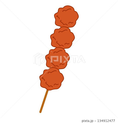 Kwek-Kwek Filipino Street Food, Kwek-Kwek On Sticks 134912477