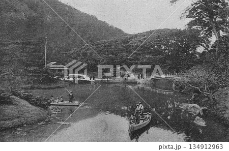 古写真　1926年　高松の栗林公園 134912963