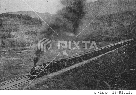 古写真　1926年　国鉄の特急列車 134913116