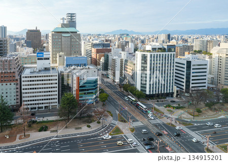 広島市街地の眺望（平和通りのホテル20階より）2025年12月撮影 134915201