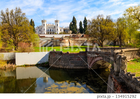 Sharovka palace in neo-gothic style, also known as Sugar Palace in Kharkov region, Ukraine Sharovka palace in neo-gothic style, also known as Sugar Palace in Kharkov region, Ukraine 134915292