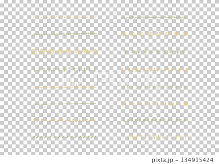 自然簡約的手繪線條套裝 1（彩色） 134915424