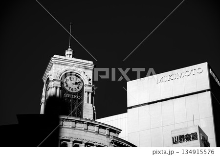 銀座和光の時計台 134915576