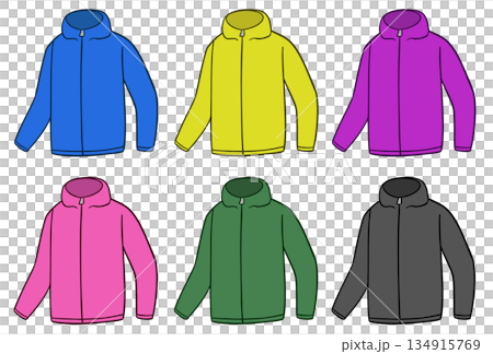 登山、アウトドア用ウインドブレイカー 134915769