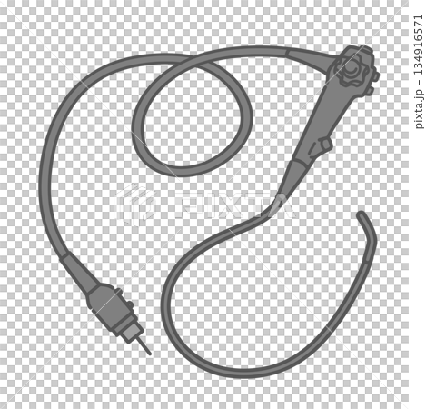 Illustration of an endoscope (fiberscope) 134916571