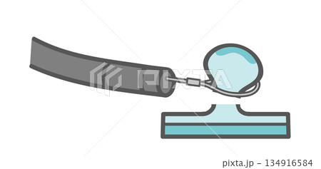 EMRの切除完了（病変の切り離し・摘出）のイラスト 134916584