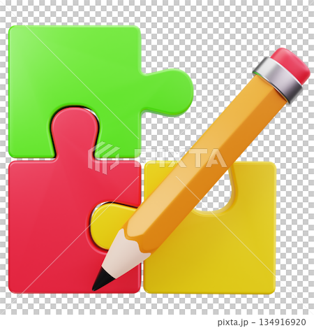 Puzzle Creative Concept 134916920
