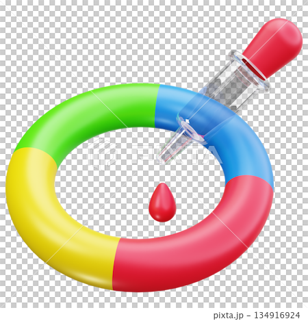 Color Wheel Dropper Color Wheel Dropper 134916924