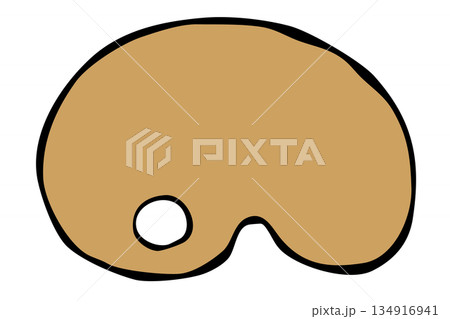 デザイン素材・飾りパーツ パレット デザイン素材・飾りパーツ パレット 134916941