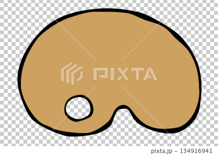 デザイン素材・飾りパーツ パレット デザイン素材・飾りパーツ パレット 134916941