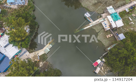 Dec 20 2025 Wooden Ferry Pier At Nam Sang Wai Wetland Dec 20 2025 Wooden Ferry Pier At Nam Sang Wai Wetland 134917204