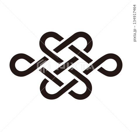 家紋　宝結び 134917464