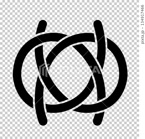 家紋 宝結び 家紋 宝結び 134917466