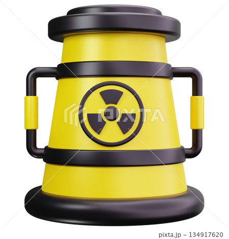 Nuclear Waste Container 134917620