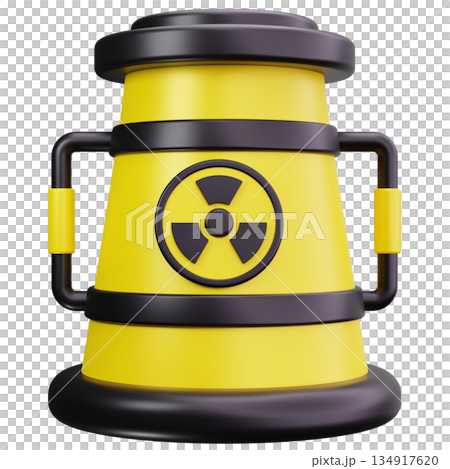 Nuclear Waste Container 134917620
