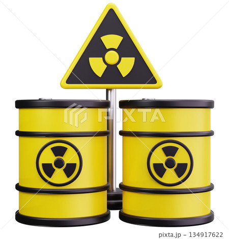 Radioactive Storage Drums 134917622