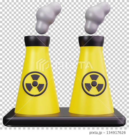 Nuclear Cooling Towers Nuclear Cooling Towers 134917626