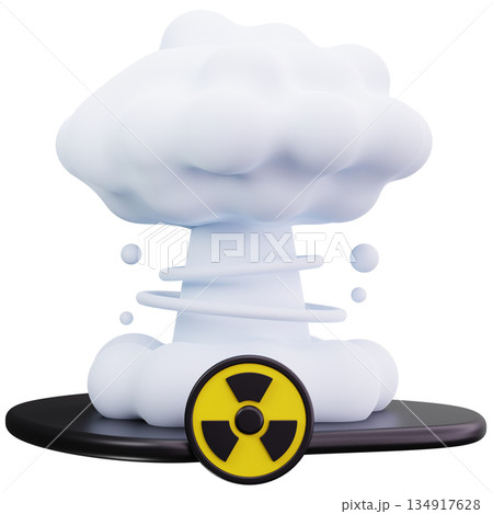 Nuclear Explosion Cloud Nuclear Explosion Cloud 134917628