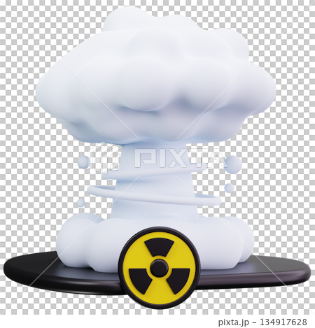 Nuclear Explosion Cloud Nuclear Explosion Cloud 134917628