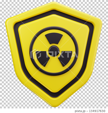 Radiation Warning Shield Radiation Warning Shield 134917630