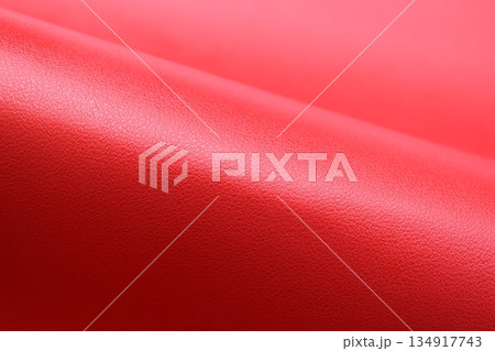 shiny red leather texture background for design 134917743