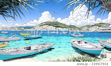 沖縄のヨットハーバー