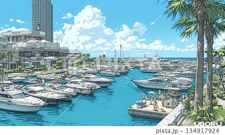 沖縄のヨットハーバー