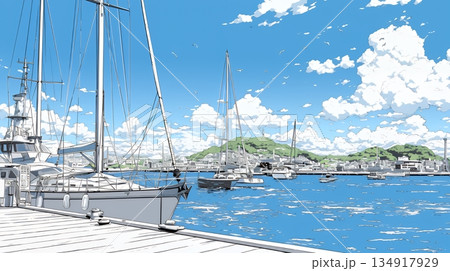 沖縄のヨットハーバー