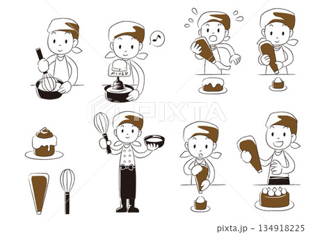 お菓子作り 134918225