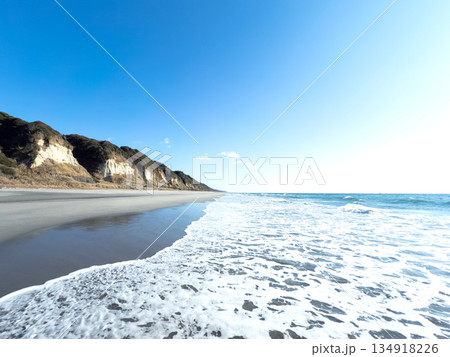 愛知県豊橋市太平洋サーフ（七根海岸と小松原海岸を眺める） 134918226