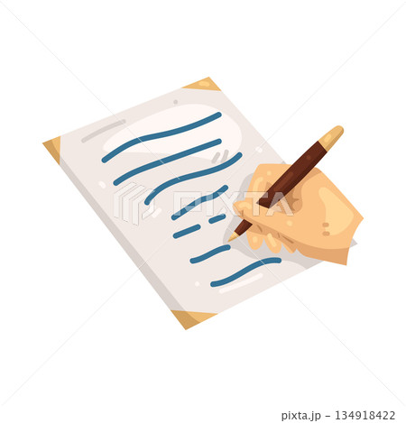 Illustration of written statement 134918422