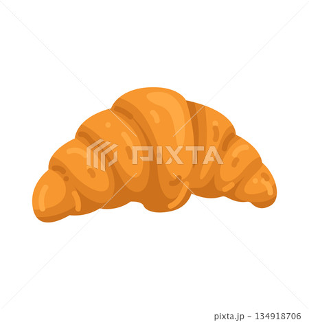 Illustration of croissant 134918706