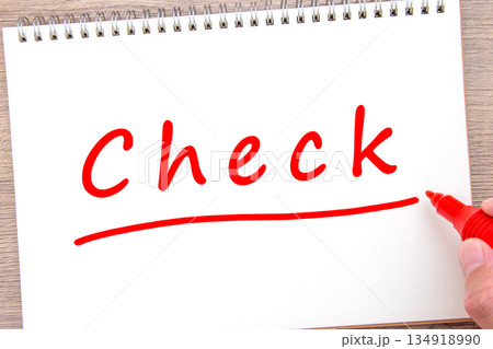 check　チェック 134918990