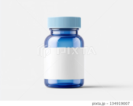 医療と健康を象徴する薬品ボトル素材 134919007