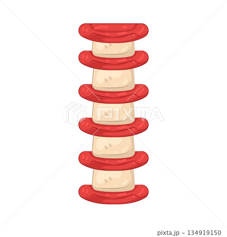 Illustration of spine Illustration of spine 134919150