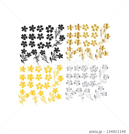 flower, botany, flower pattern loral, leaves, and flower collection 134921140