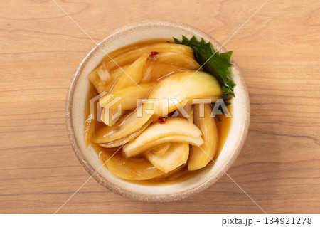 玉ねぎ　醤油漬け 134921278