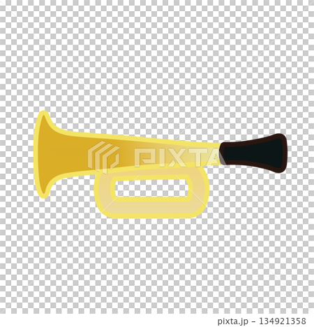 Illustration of a toy trumpet 134921358