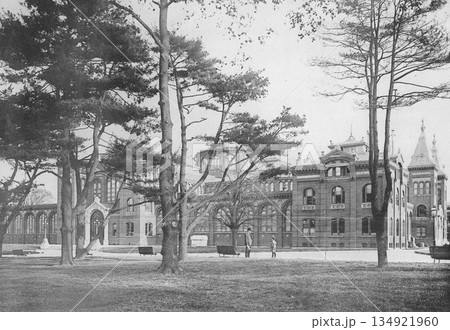 古写真　1916年　米国　ワシントンDCのスミソニアン博物館 芸術産業館 134921960