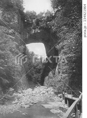 古写真　1916年　米国　ヴァージニア州　ナチュラルブリッジ 134921964