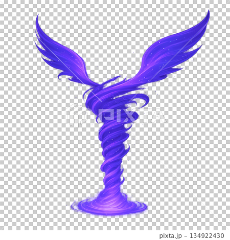 紫色光芒魔法能量效果 134922430