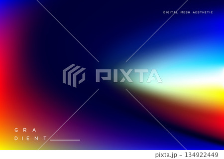 Abstract vector background with multicolored soft mesh gradient. Colorful digital illustration with vibrant light blur and smooth transitions for futuristic web banners and modern posters. Abstract vector background with multicolored soft mesh gradient. Colorful digital illustration with vibrant light blur and smooth transitions for futuristic web banners and modern posters. 134922449