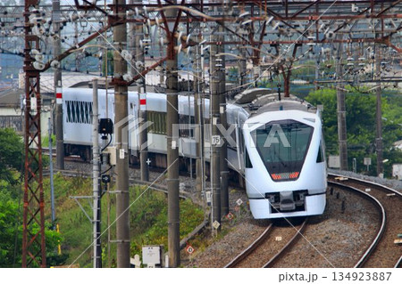 終着駅『東武日光』へあと少し… 東武特急【スペーシアX】N100系 134923887