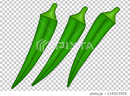 Summer vegetables (okra) Summer vegetables (okra) 134923950