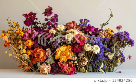 色彩を閉じ込めたドライフラワー5 色彩を閉じ込めたドライフラワー5 134924286