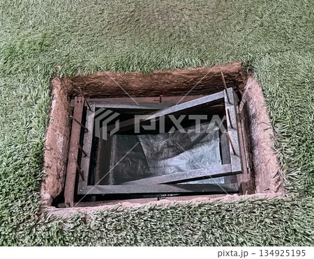 Vietcong booby-trap in Cu Chi, Vietnam, Asia Vietcong booby-trap in Cu Chi, Vietnam, Asia 134925195
