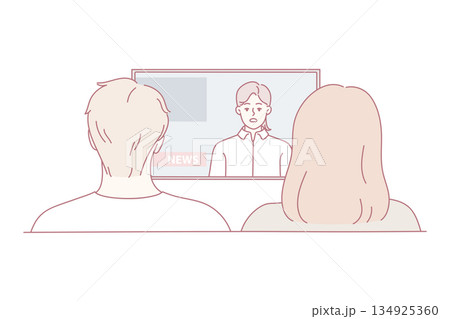 Virtual medical consultation, Calm couple participating in telehealth appointment via digital screen Virtual medical consultation, Calm couple participating in telehealth appointment via digital screen 134925360