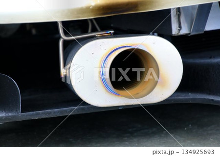 最速の86… N2ハチロクに装着されたデフ下タイプ『チタン製マフラー』 134925693