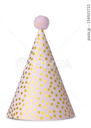 Party hat on white background 134925715