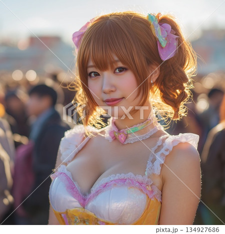 コミックマーケットで撮影したコスプレイヤー コミックマーケットで撮影したコスプレイヤー 134927686